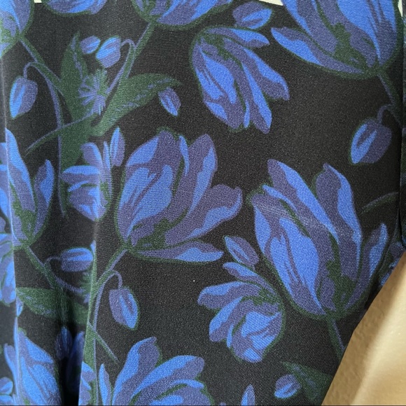 MOTHER OF PEARL silk floral print long maxi dress 8 - Picture 11 of 14